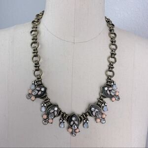 MYTHOLOGIE Charcoal Statement Necklace